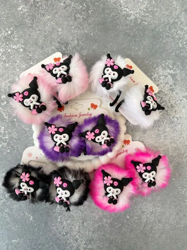 KUROMİLİ PELUŞ LASTİK TOKA